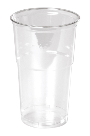 VERRE EN APET CRISTAL REUTILISABLE 500/650ml - paquet de 50