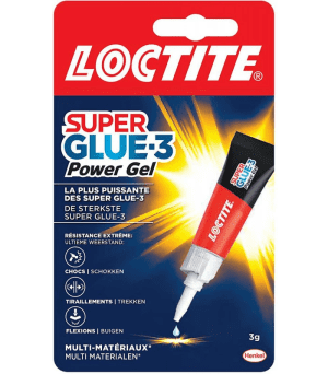 COLLE SUPER GLUE 3 POWER GEL 3g LOCTITE