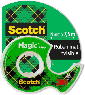 DEROULEUR MAIN SCOTCH MAGIC + 1 ROULEAU 19mm/7,5m