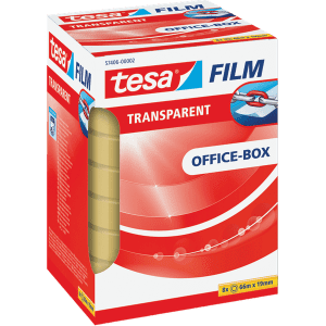 RUBAN ADHESIF TRANSPARENT 19/66 TESAFILM OFFICE-BOX - boîte de 8