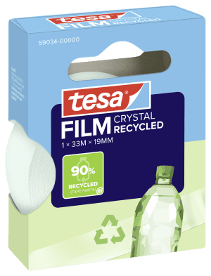 RUBAN ADHESIF CRYSTAL RECYCLED 19/33 TESAFILM