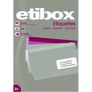 ETIQUETTE ETIBOX 105/48 - boîte de 1200