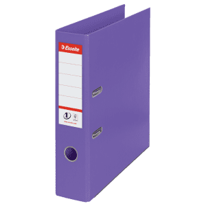 CLASSEUR A LEVIER PP 7.5cm ESSELTE VIOLET AVEC RENFORT
