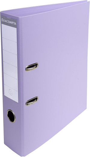 CLASSEUR A LEVIER PVC 7cm EXACOMPTA LILAS