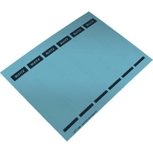 DOS DE CLASSEUR 4cm AUTOCOLLANT 1686 Bleu COURT - pochette de 150