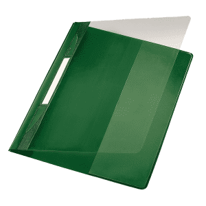 FARDE A LAMELLE LEITZ 4194 VERT PVC - paquet de 10