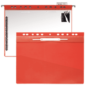 FARDE A LAMELLE PERFOREE DURABLE 2560 ROUGE