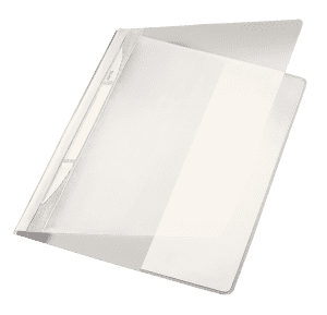 FARDE A LAMELLE LEITZ EXQUISIT 4194 BLANC PVC - paquet de 10