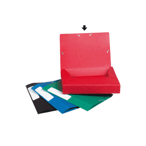 BOITE DE CLASSEMENT CARTON DOS 60MM Rouge A ELASTIQUE