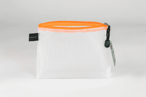 POCHETTE RENFORCEE ZIP A6 12.8/18.3cm AVEC SOUFFLET FOLDERSYS ORANGE