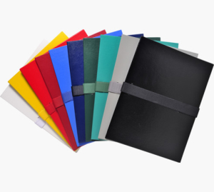 FARDE EXTENSIBLE A VELCRO AVEC RABAT EXACOMPTA COLORIS ASSORTIES