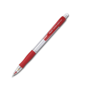 PORTE-MINES 0.5mm PILOT SUPERGRIP H185 ROUGE - boîte de 12