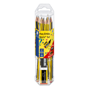 CRAYON NORIS 120 HB + TAILLE-CRAYONS + GOMME STAEDTLER - boîte de 12