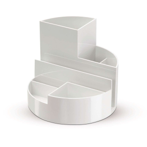 POT A CRAYON ROUND BOX BLANC MAUL