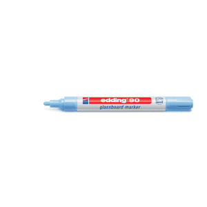 MARQUEUR TABLEAU VERRE 2-3mm BLEU CLAIR EDDING 90
