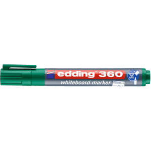 MARQUEUR TABLEAU 1.5mm EDDING 360 VERT CORPS PLASTIQUE