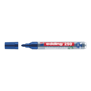 MARQUEUR TABLEAU 1.5mm EDDING 250 BLEU CORPS METAL