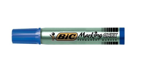 MARQUEUR PERMANENT BISEAUTE BIC ONYX 1591 BLEU 4mm