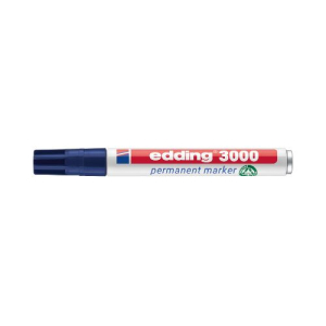 MARQUEUR PERMANENT 1.5mm EDDING 3000 BLEU CORPS METAL