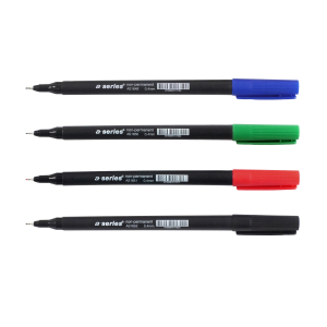 MARQUEUR OHP A-SERIES NON PERMANENT F 0.6mm ASSORTIS AS1674 - pochette de 4