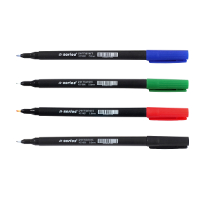 MARQUEUR OHP A-SERIES PERMANENT F 0.6mm ASSORTIS AS1677 - pochette de 4