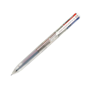 STYLO BILLE 4 COULEURS SUPER GRIP G4 PILOT TRANSPARENT