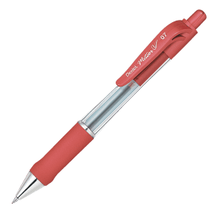 STYLO BILLE PENTEL METEOR Rouge RETRACTABLE