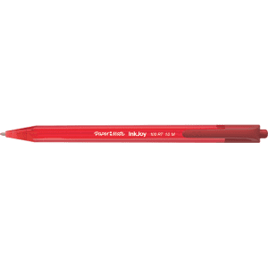 STYLO BILLE INKJOY 100RT ROUGE RETRACTABLE M