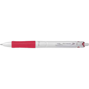 STYLO BILLE PILOT ACROBALL PURE WHITE MEDIUM ROUGE