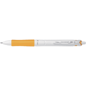 STYLO BILLE PILOT ACROBALL PURE WHITE M ORANGE