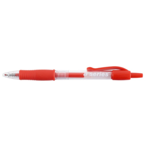 STYLO GEL RETRACTABLE POINTE FINE ROUGE A-SERIES AS1529