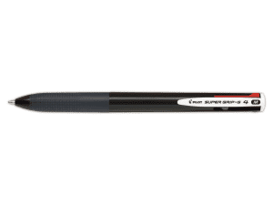 STYLO BILLE 4 COULEURS SUPER GRIP G4 PILOT NOIR
