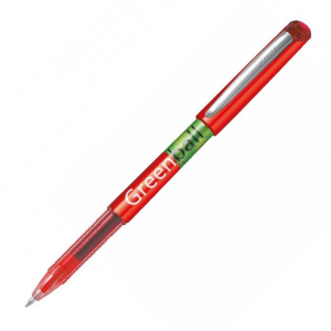 STYLO ROLLER PILOT GREEN-BALL POINTE FINE ROUGE BEGREEN