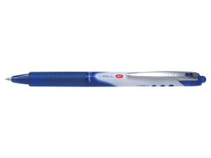 STYLO ROLLER PILOT V-BALL VB5 GRIP BLEU RETRACTABLE EXTRA FIN