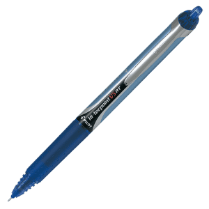 STYLO ROLLER PILOT HI-TECPOINT V5 GRIP BLEU RETRACTABLE EXTRA FIN - boîte de 12