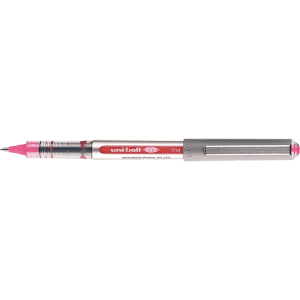 STYLO ROLLER UNI-BALL EYE FINE M ROSE - boîte de 12