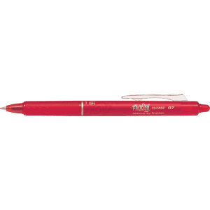 STYLO ROLLER PILOT FRIXION BALL CLICKER MEDIUM ROUGE EFFACABLE