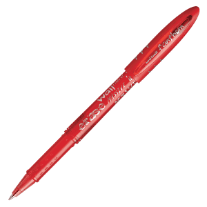 STYLO ROLLER UNI-BALL FANTHOM 07 ROUGE EFFACABLE