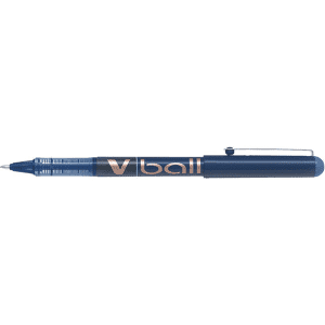 STYLO ROLLER PILOT V-BALL VB10 MEDIUM BLEU