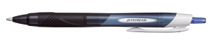 STYLO ROLLER UNI-BALL JETSTREAM SPORT BLEU RETRACTABLE POINTE MOYENNE