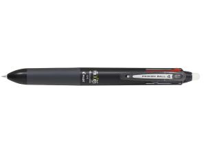 STYLO ROLLER 4 COULEURS FRIXION BALL NOIR EFFACABLE