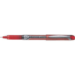 STYLO ROLLER PILOT HI-TECPOINT V5 GRIP EXTRA-FIN ROUGE