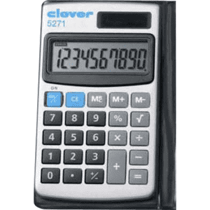 CALCULATRICE BUREAU CLOVER 5271 10 DIGITS