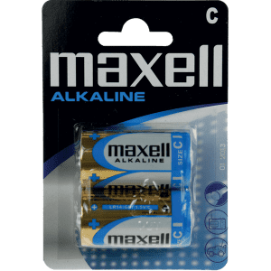 PILE ALCALINE C-LR14 1.5V MAXELL - paquet de 2