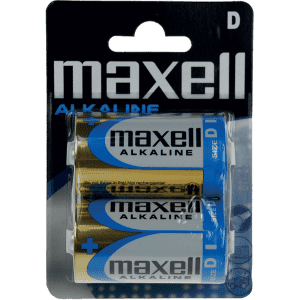 PILE ALCALINE D-LR20 1.5V MAXELL - paquet de 2