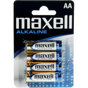 PILE ALCALINE AA-LR6 1.5V MAXELL - paquet de 4