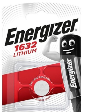 PILE BOUTON LITHIUM 3V CR1632 ENERGIZER - boîte de 10