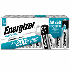 PILE ALCALINE AA-LR6 BP50 1,5V MAX PLUS ENERGIZER - boîte de 50