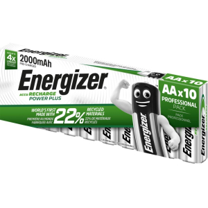 ACCU RECHARGEABLE AA-HR6 2300MAH EXTREME ENERGIZER - paquet de 10