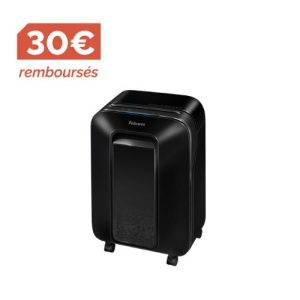 DESTRUCTEUR FELLOWES LX200 4X12mm POWERSHRED MINI-CUT NOIR